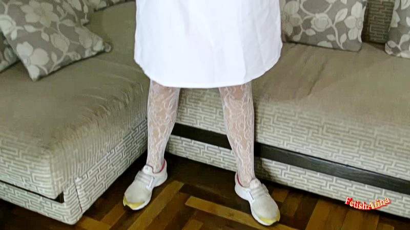 Krankenschwester Scheide Pantyhose Doppelter