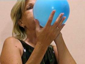 Inflate and burst balloons