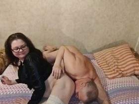 Fick mit Sperma und Cucold