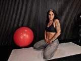 On the yoga mat