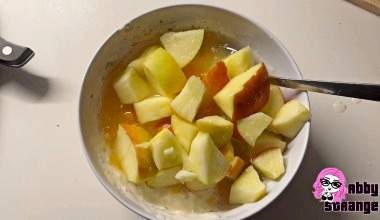 Essen und scheißen am Morgen