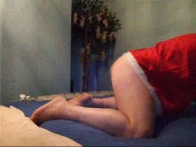 The ass of Christmas man