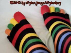 Colorful Toe Socks