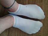 Weiße Sneaker Socken
