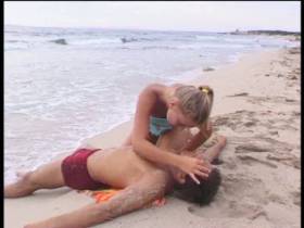 Blonde Teeny (18  ) at the beach - part 1