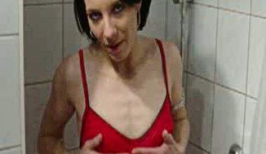 In der Dusche Finger in der Votze