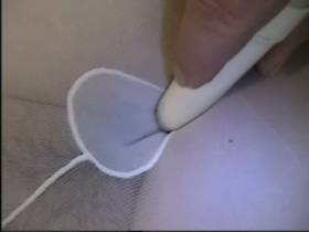 Geil in weissen Nylons ... 
