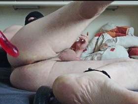 Nylonjunge Maskierter Anal Spaß 2