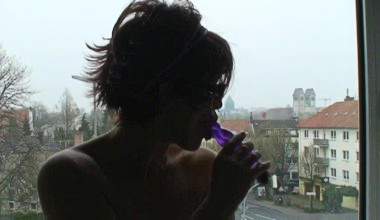 Fenster Dildo