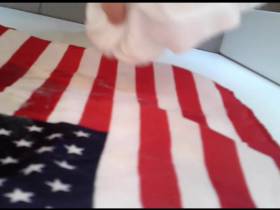 Jogginghose und Flagge (Video für lascard)