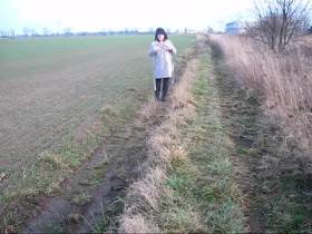 Beim spazieren gehen Gestrippt....