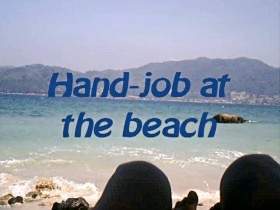 Hand-job at the Beach