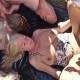 The bareback gangbang sluts! 3 cum sluts get pumped full! Part 9