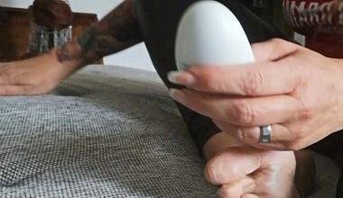 Hornhaut hobeln mit dem Ped Egg