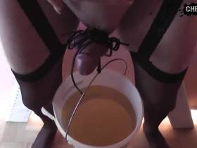 Vorschaubild vom Privatporno mit dem Titel "CBT - Der Extraklasse! (Wieviel Liter schaffst Du?)" von CherieNoir