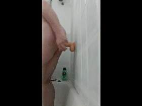 Dildofick in der Dusche