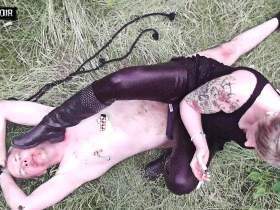 Vorschaubild vom Privatporno mit dem Titel "Lebendes Nutzvieh der Herrin!" von CherieNoir