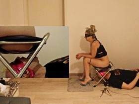 Schnell in seinen Mund geschissen