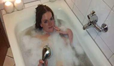 In meiner Badewanne