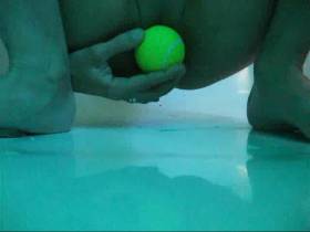 Diarrhea on Tennis Ball