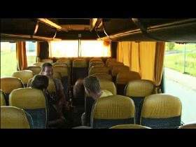 Gangbang in the bus ...