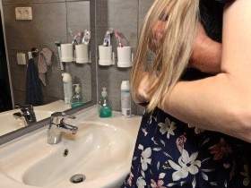 Nailed in the bathroom