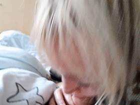 I fuck him with my mouth empty