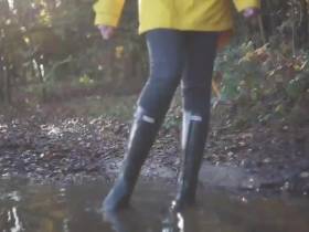 Jerk off for me and my RUBBER BOOTS