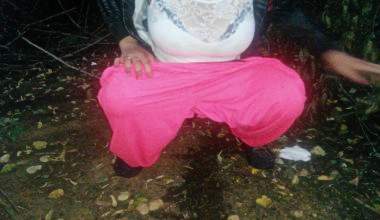 Outdoor mal wieder richtig geil abgepisst!