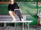 Heimlicher MEGA PISS STRAHL OUTDOOR