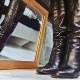 Toe Tapping Boots Wrinkles