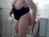 MILF horny in the bathroom