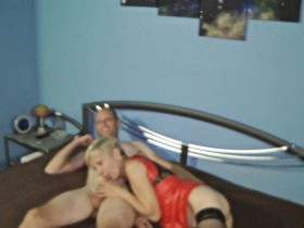 With my girlfriend with XXL tits