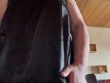 Request video: Riding a XL dildo in women's lingerie!