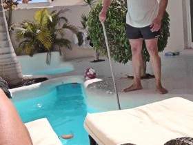 Fucked by the pool boy!