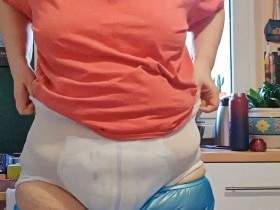 Windel über Stunden getragen,  mit Beweis!!