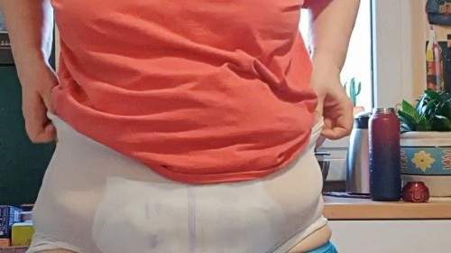 Windel über Stunden getragen,  mit Beweis!!