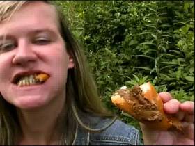 Muesli with shit and piss