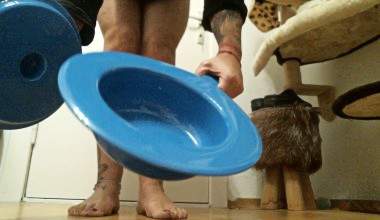 In die BETTPFANNE 2 KACKBOLZEN geschissen!!