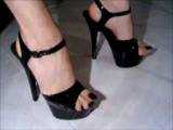 High heels walk