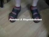 Striped Socks & Slippers