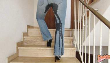 In meine Jeans gepisst