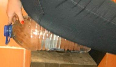 crushing - Mega Wasserflasche