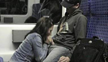 in der s-bahn