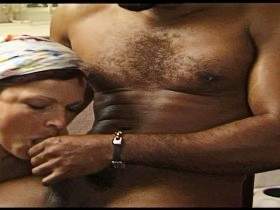 There is a lot of juice in the giant cock for Aunt Maria