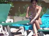 Filmed by Spanner at the swimming pool