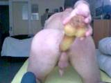 thick wooden dildo tried