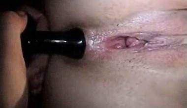 Dildo im Arsch!