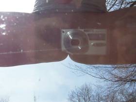 pissed on the windshield