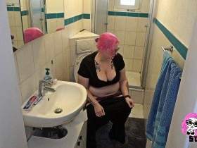 Peeping Tom watches me on the toilet